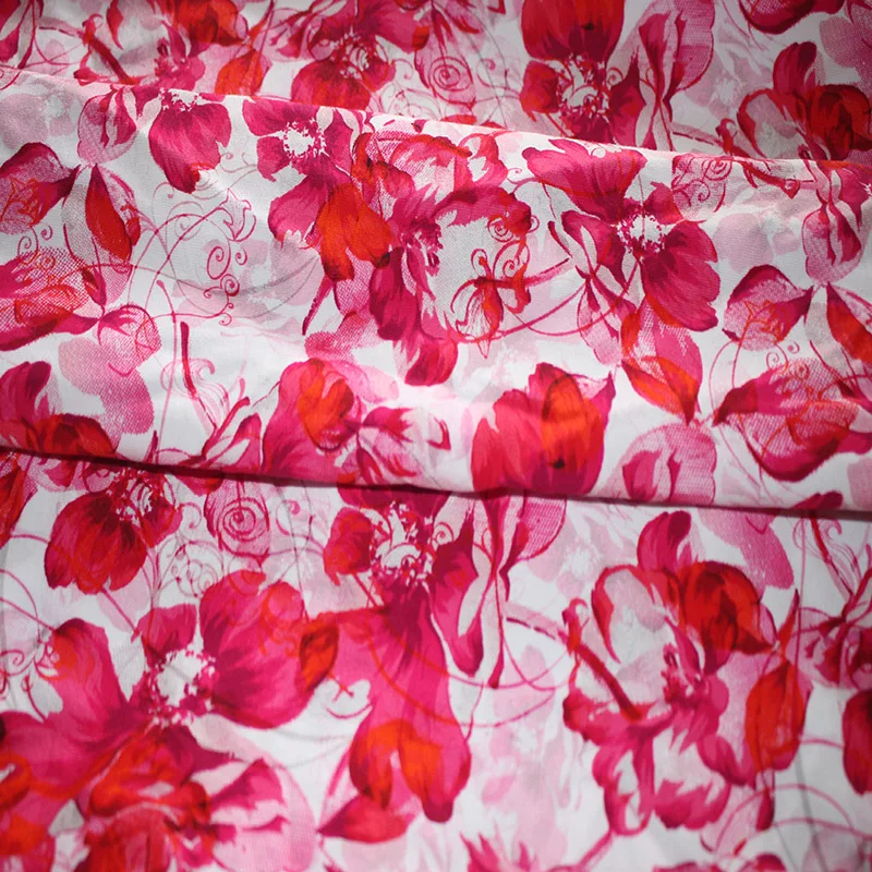 
95% Cotton 5% Spandex Custom Digital Printing Cotton Lycra Fabric 