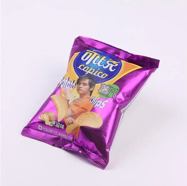 Potato chips packaging material/clear plastic bag for potato chips/potato chips bag