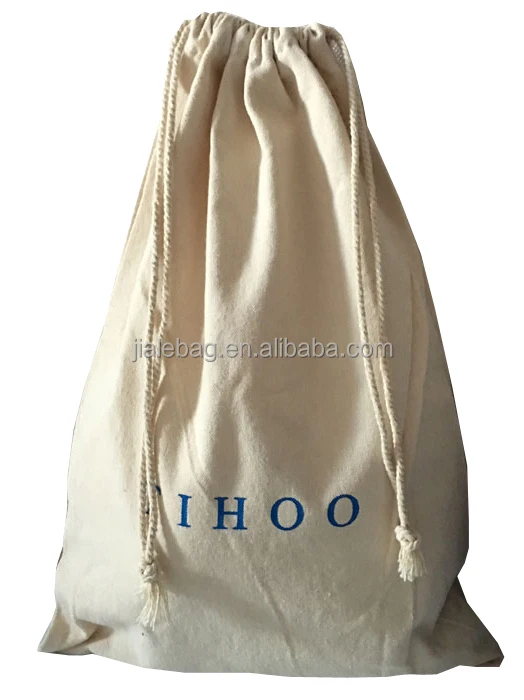 Хлопковая сумка для обуви с индивидуальным принтом