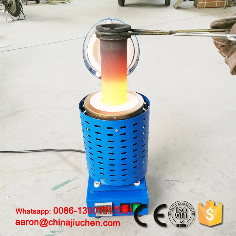 Automatic Gold Melting Furnace Jewelry Tool 1.5kw/ 2KG Graphite Crucible 110V