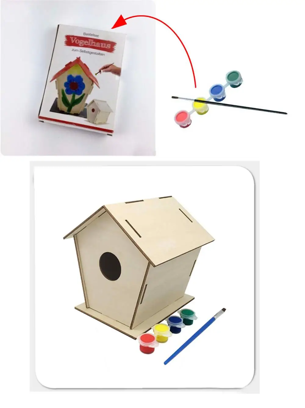 hot sale Wood Bird nest DIY bird house antiques bird breeding cages