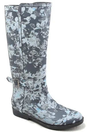 Wholesale Printed Wellingtons Women Rubber Riding Horse Wellingtons