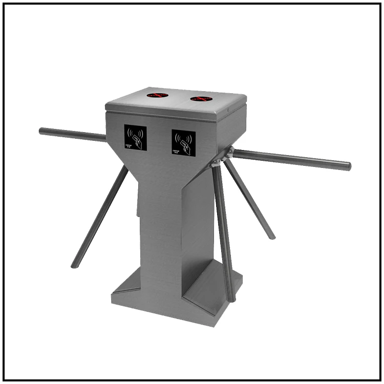 fast passing waist height  tripod turnstile for security device