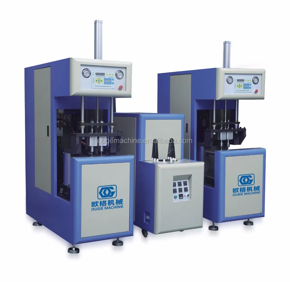 PET Semi Auto Bottle Blowing machines and spare parts required