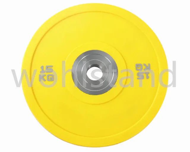 PU bumper barbell weight plate