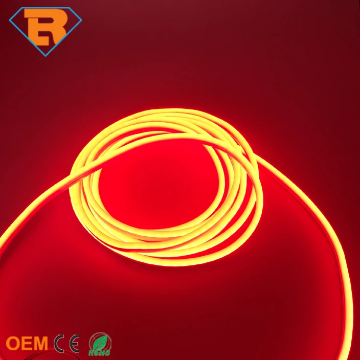 IP67 Waterproof Flexible LED Rope 12V 6MM SMD Mini Neon Tube Light for Customs Neon Sign