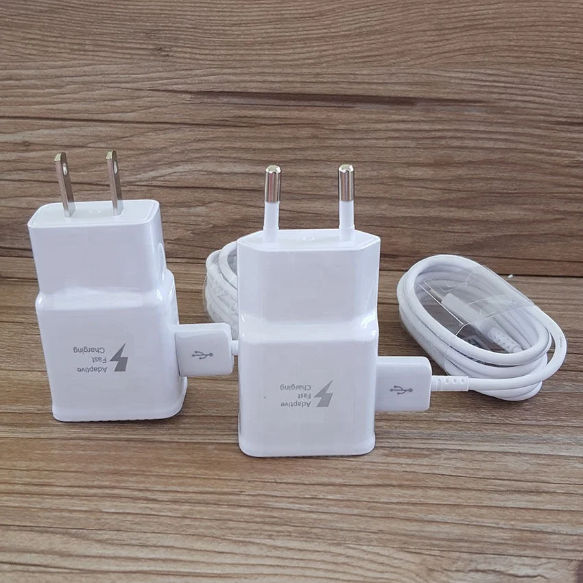
5V 2A 9V 1.67A Fast Adapter USB Wall Charger with type c cable for samsung Galaxy S8 S8 plus Note 8 EP-TA20JBE 