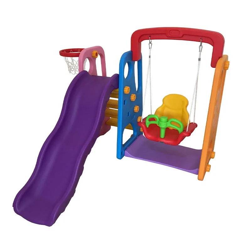 Plastic Colorful Children swing & slide, baby toy