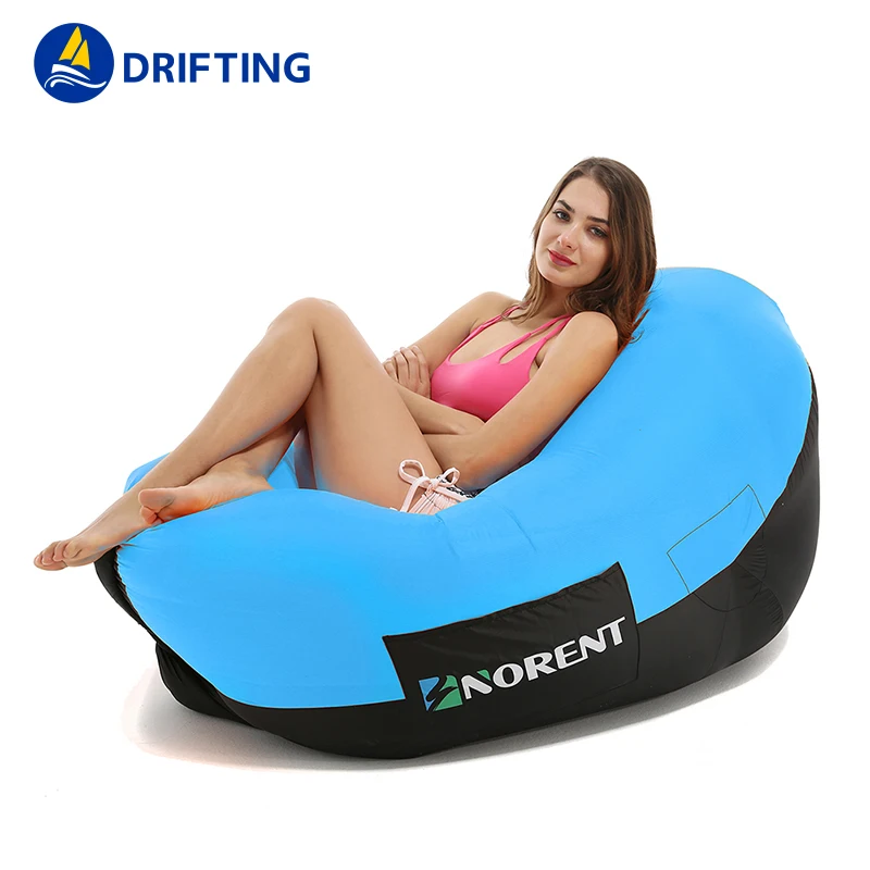 
Wholesale Inflatable Air Chair Bed Outdoor Camping Beach Lazy Sofa Waterproof Fast Fabric Inflat Camping Sleeping Bag 