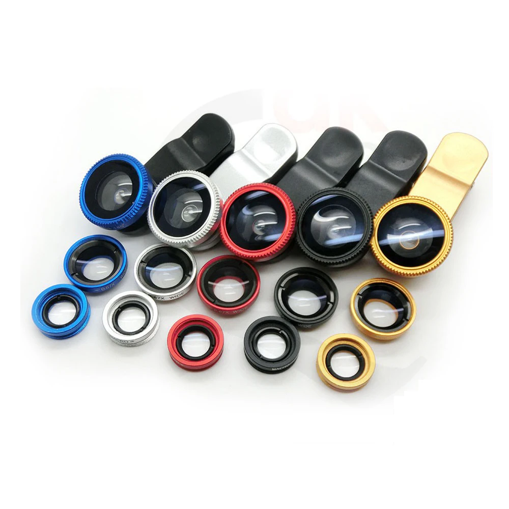 Hot ! ! !clip on camera lens for mobile phone,clip on lens for Iphone, 3 in 1 clip lens for Iphone Ipad samsung HTC