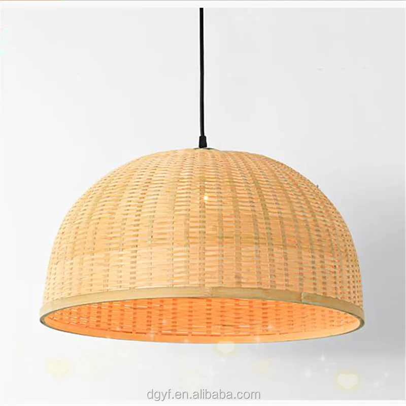New Style Bamboo Lamp Shades  Custom Shape Custom Color Home Decor Modern lampshade bamboo weaving lamp cover