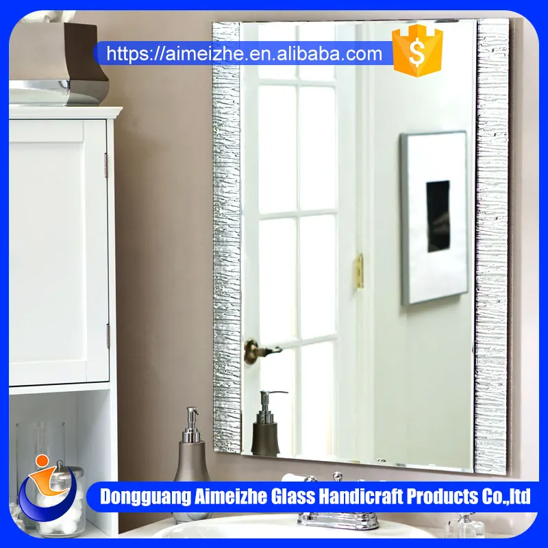 Оптовая дешевые цена 3 мм лист зеркала для ванной комнаты