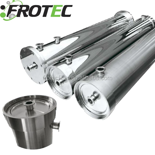 Drinking water/sea water treatment 4021,4040,4080,40120 SS ro membrane housing