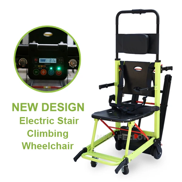 NF-WD02 rescue electric stair climbing wheelchair trolley for ambulance service
