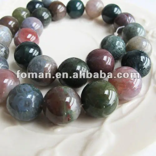 10mm round natural fancy jasper indian agate loose stone beads