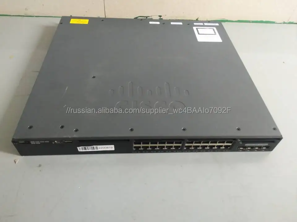 подержанный коммутатор WS-C3650-24TS-S 10/100/1000 Mbps с 24 портами в наличии