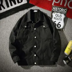 Лидер продаж 2019, роскошная черная Мужская Фирменная куртка для мужчин