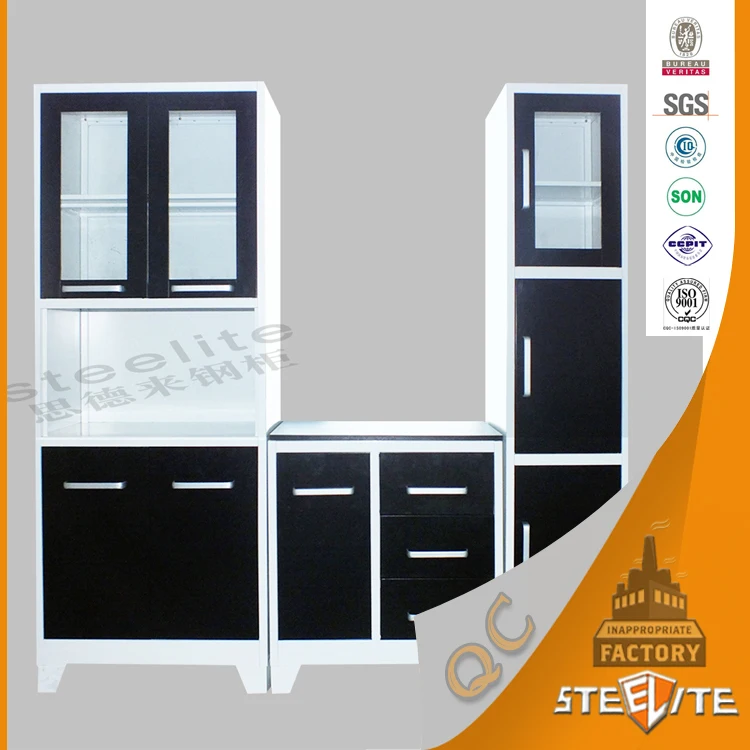 Factory price 2016 new design knock down high gloss modular kitchen cabinets