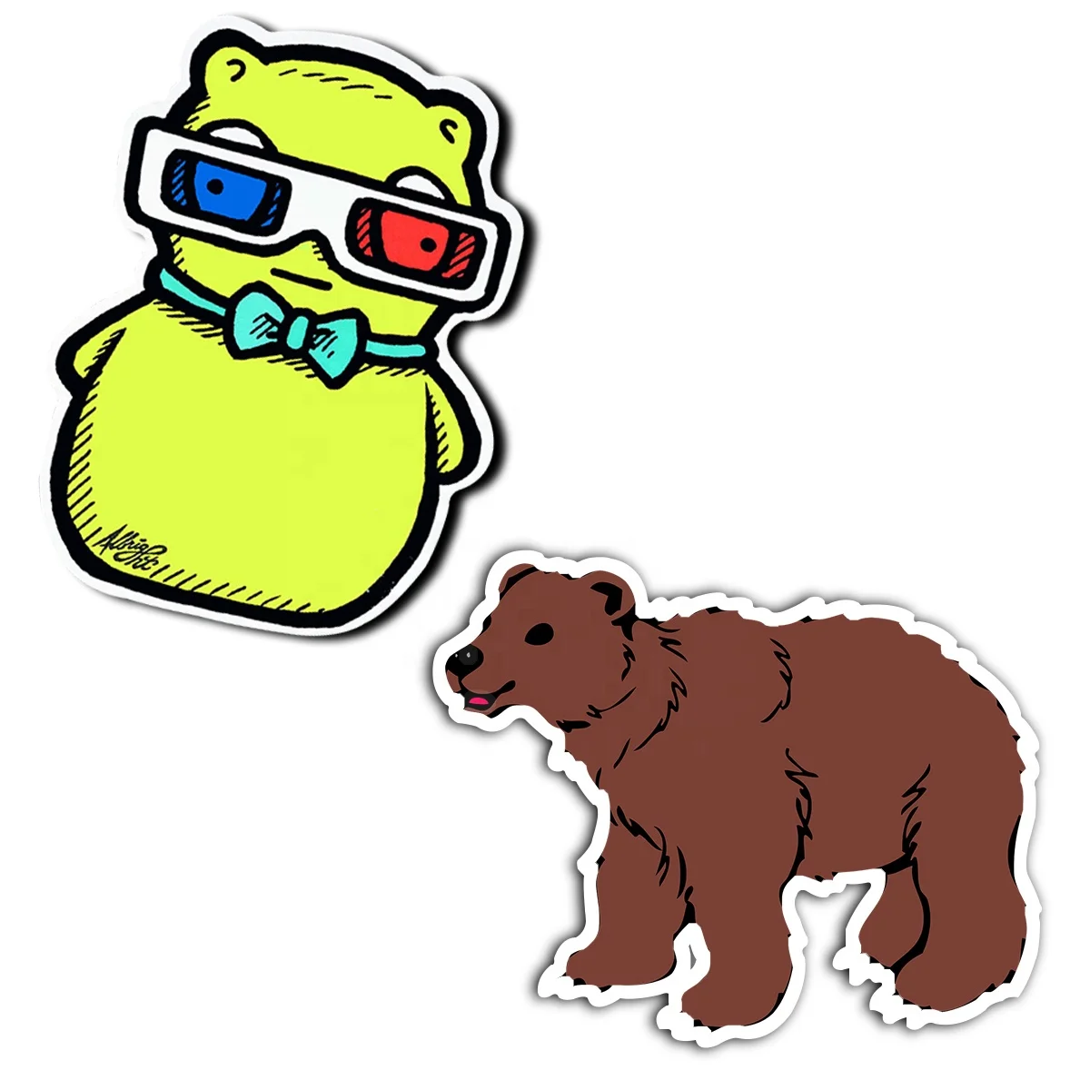 Original Full Color Pvc Die Cut Custom Anime Stickers Waterproof