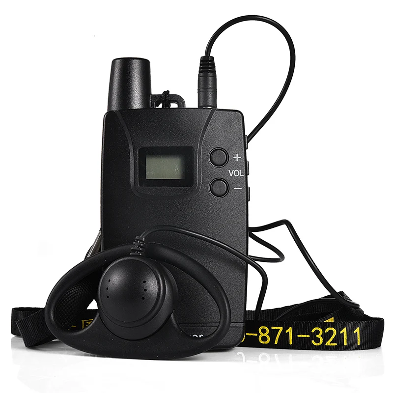 WirelessLinkx Tour Guide Audio System Wireless Communication Equipment Multi-channel Anti-interference for Horse Riding Teaching