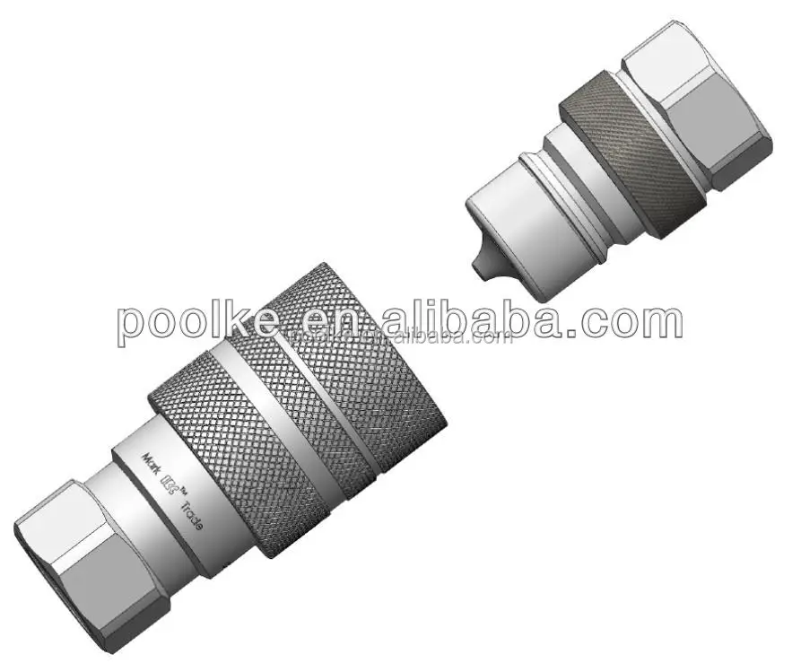 
KIS PP Push and Pull Type Hydraulic Quick Coupling 