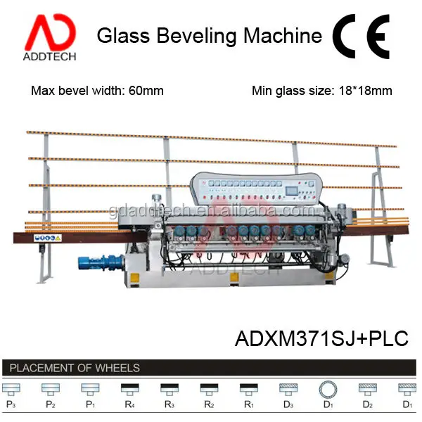 
mini mirror glass machine / bevel glass machine / grinding machine 