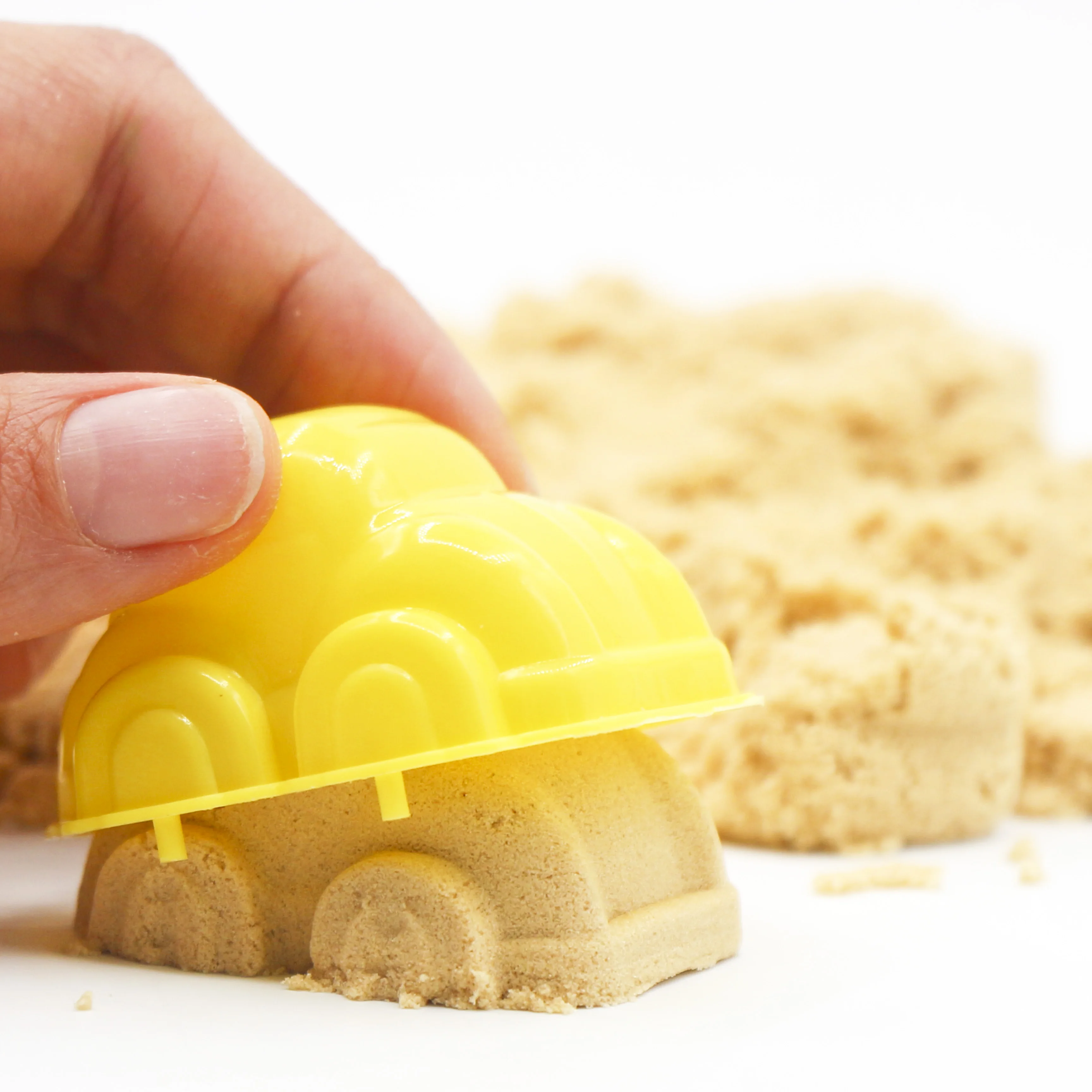 Customized educational non toxic DIY color sand toy set pack for making your own branded toy