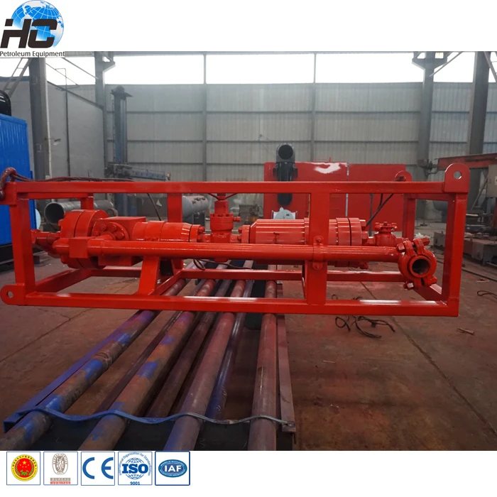 Oilfield wellhead sand desander / drilling mud cyclone