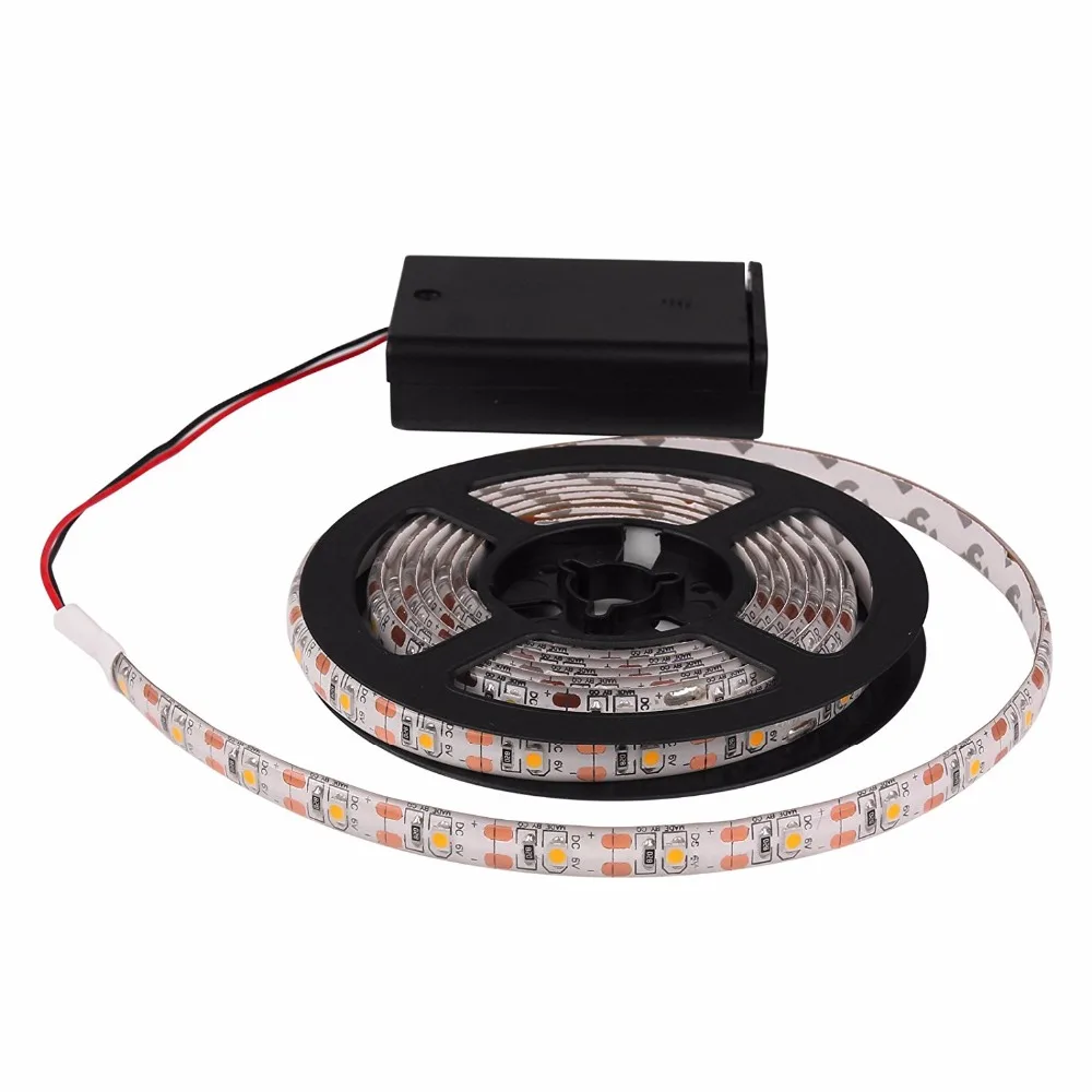 remote controlled battery operated flexible led strip light