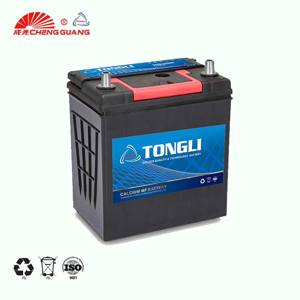 32B19L 12V небольшой клеммный автомобильный аккумулятор низкая цена 36Ah Mf Лидер продаж