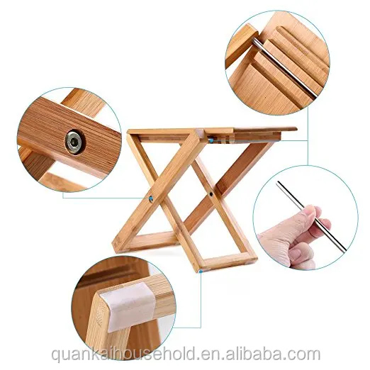 Складной Подножка для гитары, бамбуковый стул для гитары, регулируемая подножка для гитары, новый дизайн