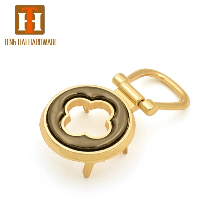 Wholesale custom handbag hardware handles accessories for leather bag