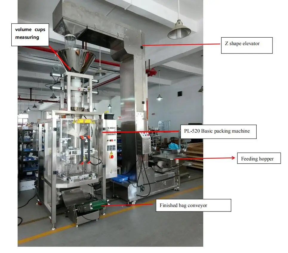 Best Sold Automatic Rice Packaging Machine In Vacuum Bags/ Vaccum Packing Food For Grain