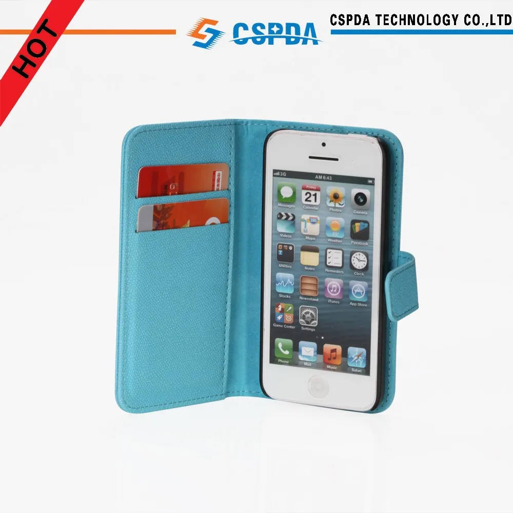 Конкурентоспособная цена бумажник PU кожаный чехол для iPhone 6 S