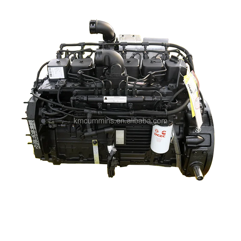 DCEC в наличии QSB5.9 подлинный новый двигатель в сборе строительство экскаватор-погрузчик для 210hp 6-ти цилиндровый дизель двигатели