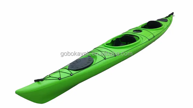 New double sea plastic kayak for two person