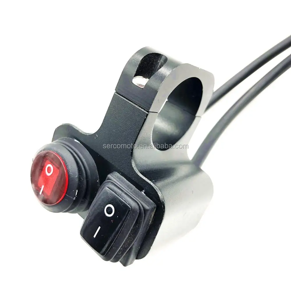 2 в 1 12v 7/8 'мотоцикла ATV Скутер Байк переключатель Рог поворотники On/Off Выключатель Света