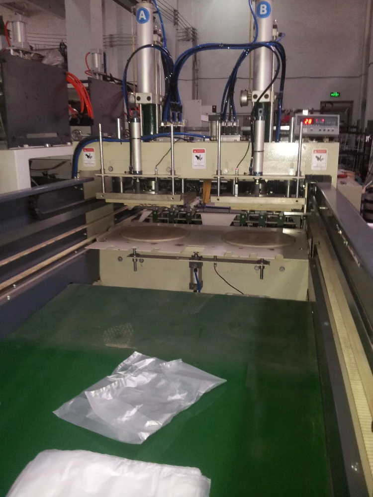 double line high speed plastic bag making machine high speed Plastic Bag Making Machine shopping bag making machine