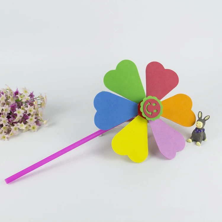 
DIY eva colorful Garden Decoration kids Windmill 