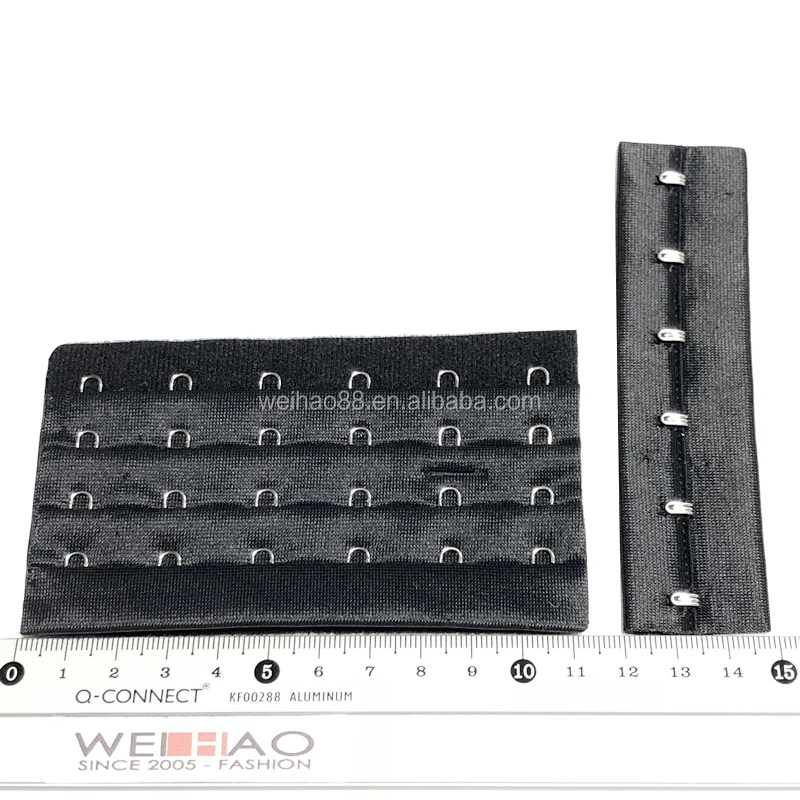 Lingerie bra strap hook clasps 6 hooks nylon bra extender for underwear /Lingerie clasp