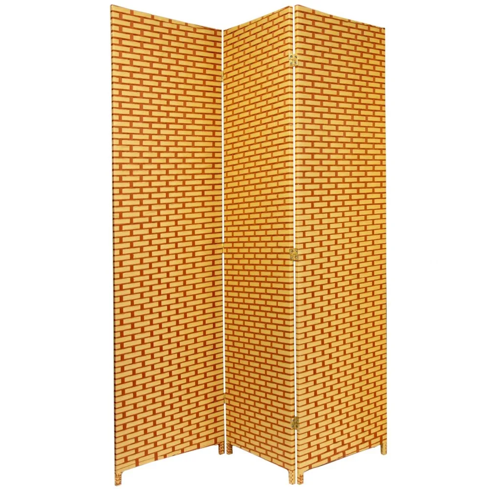 Shoji Folding Panel Plastic Bamboo Hanging Screen Room Divider