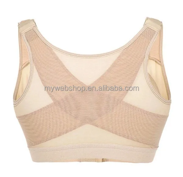 Professional Shockproof Level 3 Front Closure and Stable Cross Back Strap seamless push up bra yoga sport bra young girls bra