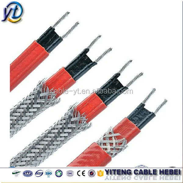 factory wholesale heat tracing cable 15w for driveway gutter roof and pipe