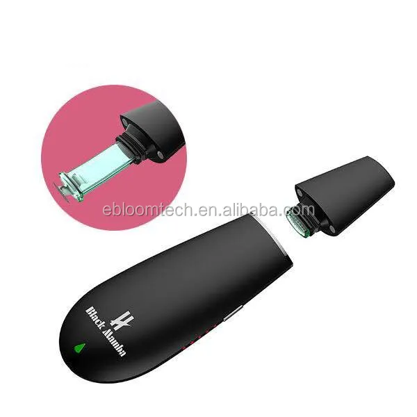 
New Type BLK herbal vapor e cig temp control portable vaporizer best dry herb vape pen 