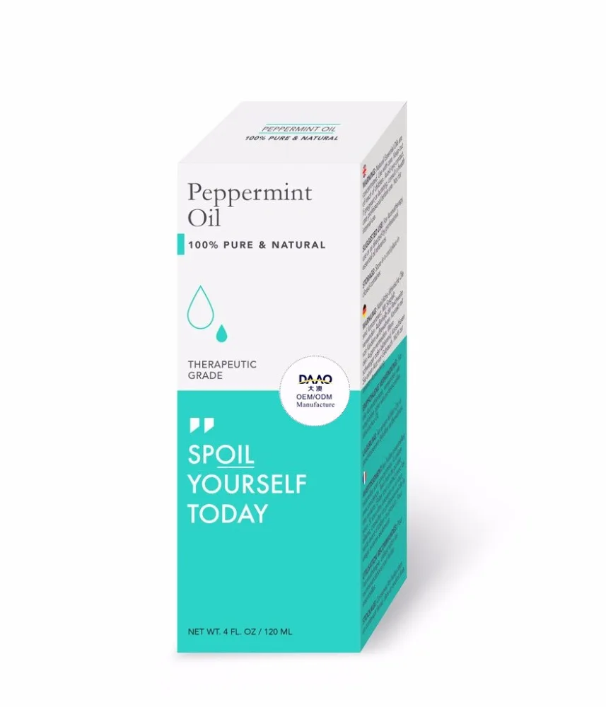 Private Label Pure Undiluted Massage Essential Oil Traditional Chinese Medicine Natural Peppermint Oil