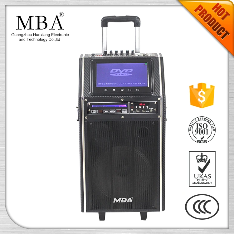 Многофункциональный Беспроводной HiFi Акустическая Система Портативный Dvd-плеер Встроенные Динамики