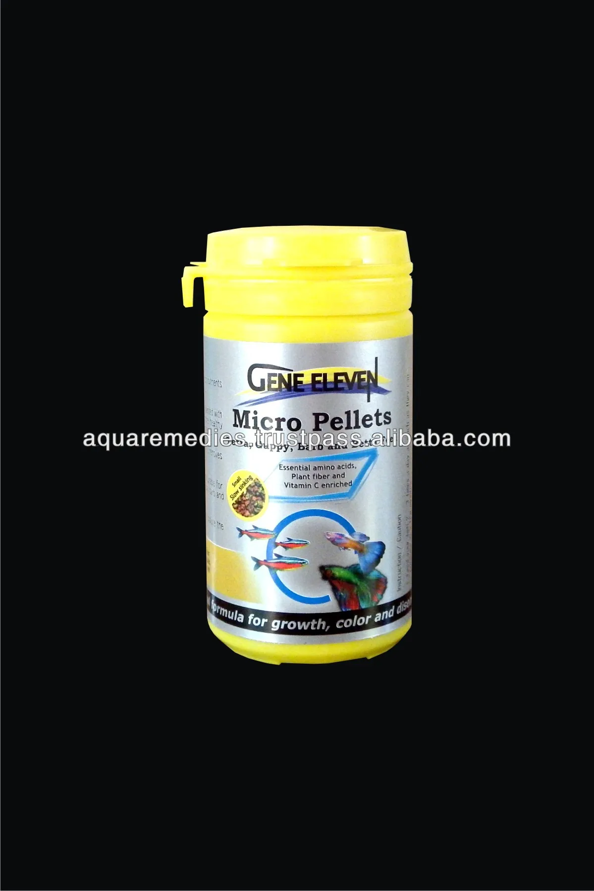 
Aquarium Fish Food Micro Pellet - Tetra, Guppy, Barb and Beta Feed 