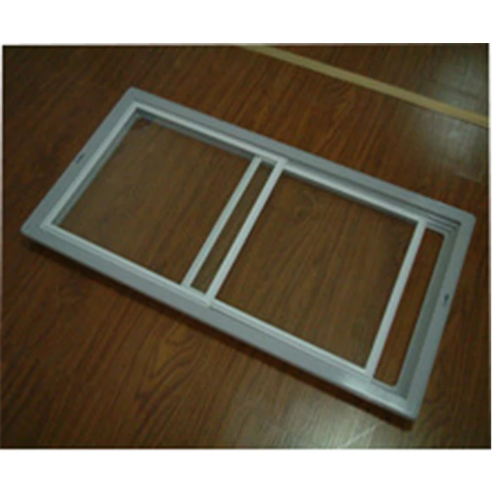 Коммерческие ПВХ профили морозильная раздвижная дверь пластиковая рама с замками