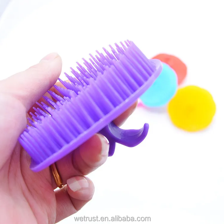 Hair Washing Comb Head Massager Shampoo Scalp Cleansing Brush