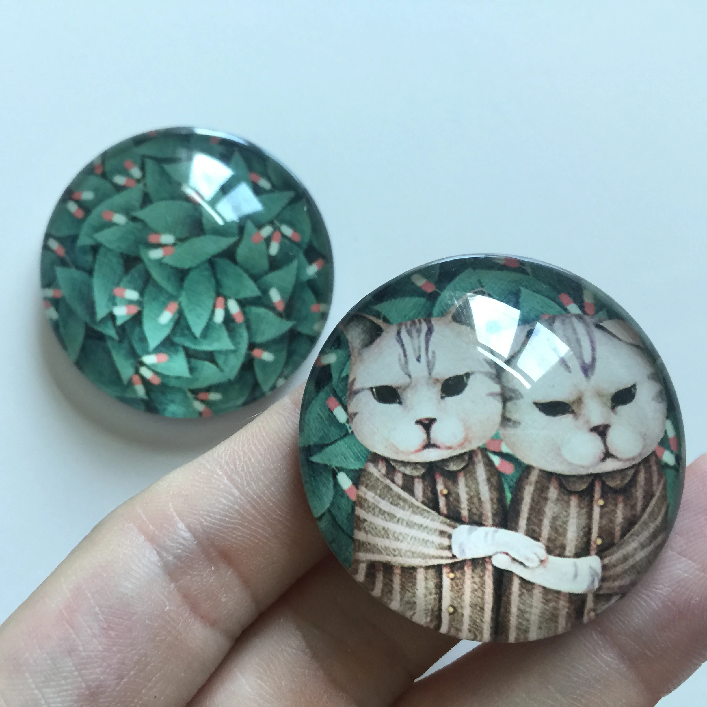 Wholesale High Standard Personality Custom Refrigerator Magnets 3inch Dome 3d Fridge Magnets Crystal Glass Round Fridge Magnet